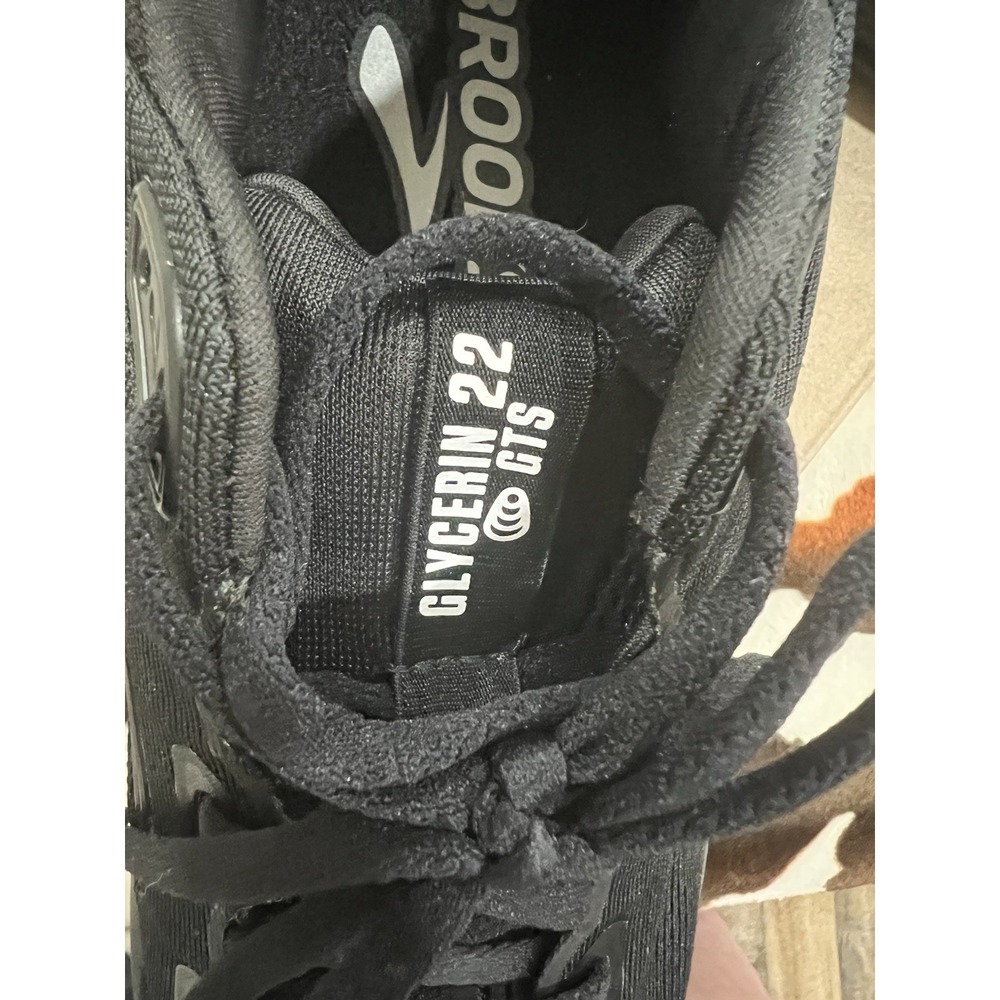 WOMEN'S BROOKS GLYCERIN 22 RUNNING Athletic Shoes Black Size 11.5M - Picture 7 of 8